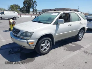 1999 Lexus RX 300 Luxury SUV with VIN JT6HF10U0X0092593, listed as a IAAI auction lot 41974376 with 111,003 mi miles. Bid and sale history available at carsss.com. Image 2.
