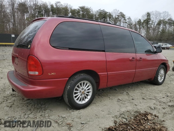 1999 Chrysler Town & Country LXi with VIN 1C4GP54L9XB642808, listed as a Copart auction lot 51097785 with 183,715 mi miles and Salvage Title. Bid and sale history available at carsss.com. Image 3.