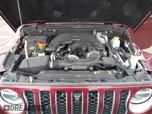 2021 Jeep Gladiator Overland with VIN 1C6HJTFGXML555622, listed as a IAAI auction lot 42237686 with 62,358 mi miles and . Bid and sale history available at DreamBid. Image 10.