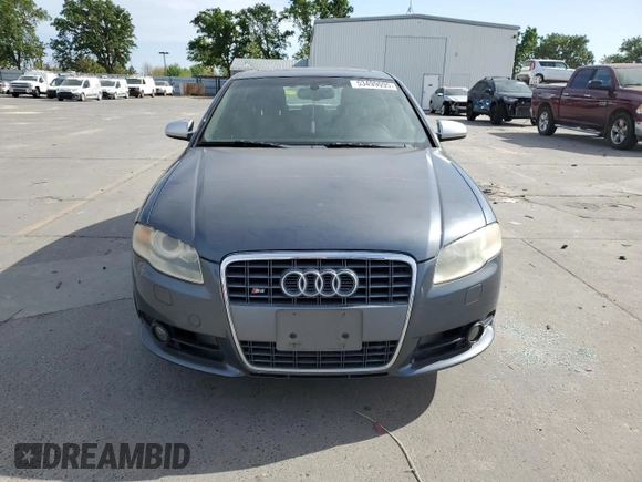 2007 Audi S4 z VIN WAUGL78E57A205295, wystawiony jako Copart lot #53499095 z przebiegiem 163 521 mil mil oraz Tytuł czysty. Historia ofert i sprzedaży dostępna na DreamBid. Obrazek 5.