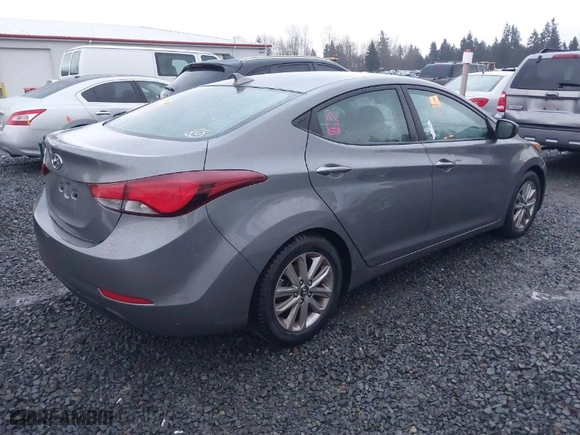 2014 Hyundai Elantra Limited with VIN 5NPDH4AE8EH465342, listed as a IAAI auction lot 41343515 with 1 mi miles. Bid and sale history available at carsss.com. Image 4.