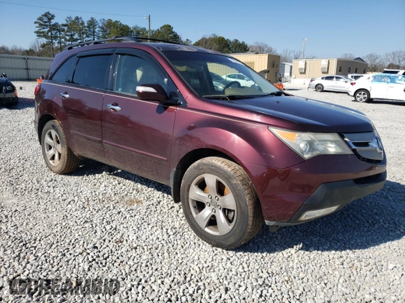 2007 Acura MDX Sport/Entertainment Pkg with VIN 2HNYD28847H524135, listed as a Copart auction lot 42949145 with 160,854 mi miles and Salvage Title. Bid and sale history available at carsss.com. Image 4.