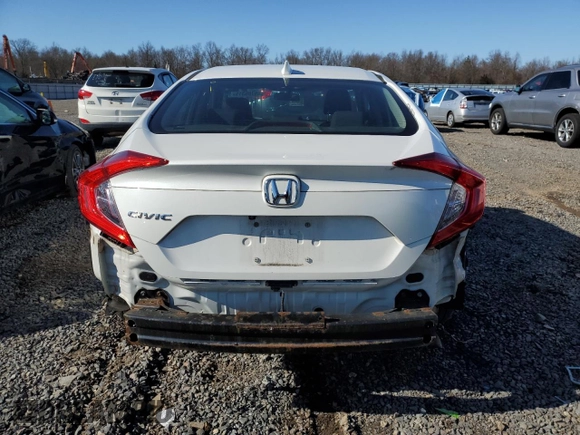 2017 Honda Civic EX with VIN 19XFC2F88HE219849, listed as a Copart auction lot 49706315 with 91,879 mi miles and Salvage Title. Bid and sale history available at DreamBid. Image 6.