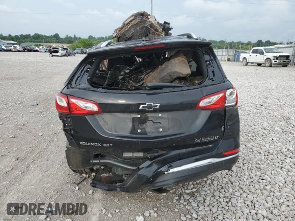 2020 Chevrolet Equinox LT with VIN 2GNAXLEX7L6178580, listed as a Copart auction lot 61428274 with 0 mi miles and Salvage Title. Bid and sale history available at carsss.com. Image 6.