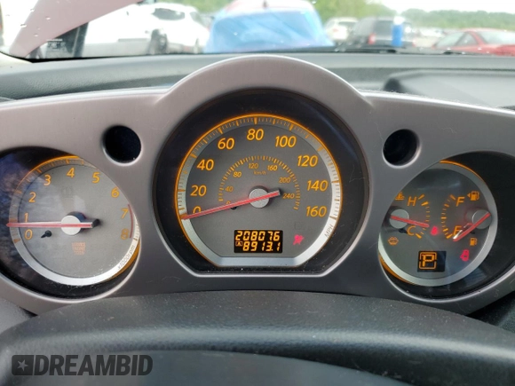 2007 Nissan Murano SL with VIN JN8AZ08W77W665623, listed as a Copart auction lot 54952035 with 208,076 mi miles and Salvage title. Bid and sale history available at DreamBid. Image 9.
