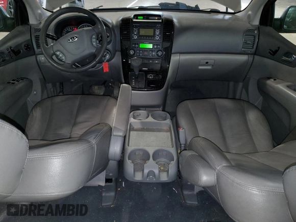 2011 Kia Sedona EX with VIN KNDMH4C79B6398495, listed as a Copart auction lot 47064174 with 169,328 mi miles and Salvage Title. Bid and sale history available at carsss.com. Image 8.