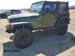 1997 Jeep Wrangler SE with VIN 1J4FY29P0VP521856, listed as a Copart auction lot 53396485 with 173,138 mi miles and Salvage Title. Bid and sale history available at carsss.com. Image 1.
