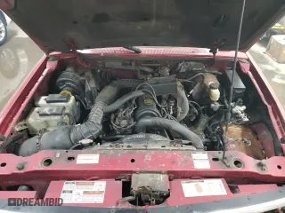 1995 Ford Ranger Splash with VIN 1FTCR10AXSPA71444, listed as a Copart auction lot 89157435 with 166,151 mi miles and Salvage Title. Bid and sale history available at carsss.com. Image 11.