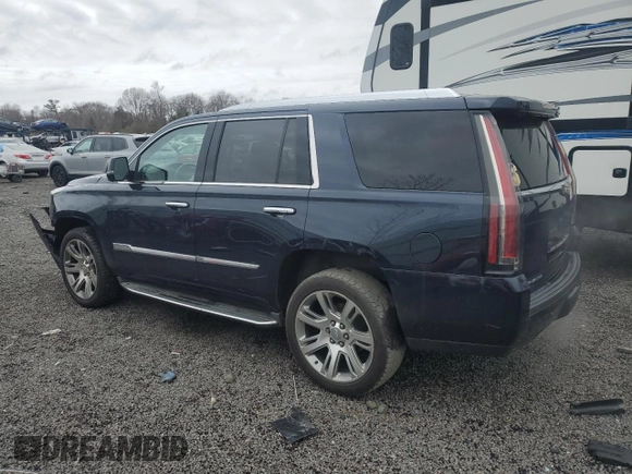 2017 Cadillac Escalade Luxury with VIN 1GYS4BKJ2HR236875, listed as a Copart auction lot 52328095 with 103,335 mi miles and Salvage title. Bid and sale history available at DreamBid. Image 2.