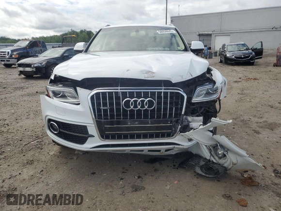 2016 Audi Q5 Premium Plus with VIN WA1D7AFP0GA092829, listed as a Copart auction lot 58058645 with 38,151 mi miles and Salvage title. Bid and sale history available at DreamBid. Image 5.