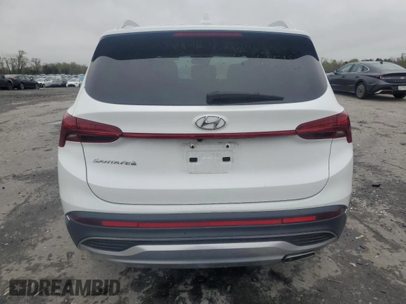 2022 Hyundai Santa Fe SEL with VIN 5NMS24AJ1NH476217, listed as a Copart auction lot 52255645 with 45,179 mi miles and Salvage Title. Bid and sale history available at DreamBid. Image 6.