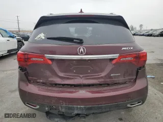 2014 Acura MDX Tech Pkg with VIN 5FRYD4H43EB043972, listed as a Copart auction lot 52950205 with 183,876 mi miles and Salvage Title. Bid and sale history available at carsss.com. Image 6.