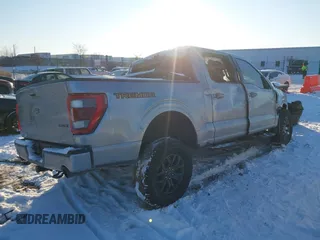 2022 Ford F-150 XL with VIN 1FTEW1E81NFA62939, listed as a IAAI auction lot 41580557 with 46,971 mi miles and . Bid and sale history available at carsss.com. Image 4.