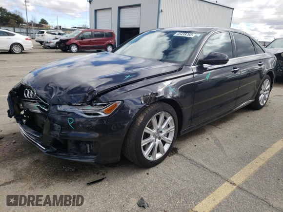 2016 Audi A6 3.0L TDI Prestige with VIN WAUHMAFC3GN030912, listed as a Copart auction lot 45458793 with 41,285 mi miles. Bid and sale history available at carsss.com. Image 1.