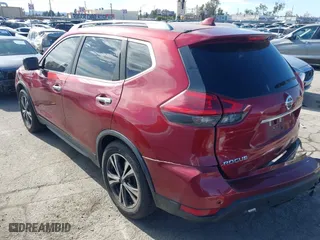 2019 Nissan Rogue SL with VIN 5N1AT2MTXKC732449, listed as a IAAI auction lot 41276747 with 86,813 mi miles. Bid and sale history available at carsss.com. Image 3.