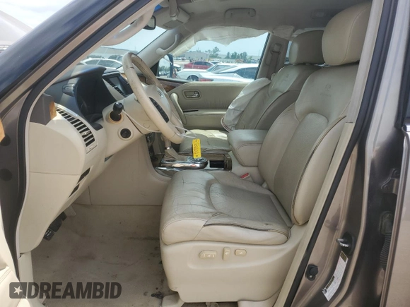 2013 Infiniti QX56 with VIN JN8AZ2NF3D9550754, listed as a Copart auction lot 54130675 with 202,669 mi miles and Salvage title. Bid and sale history available at DreamBid. Image 7.