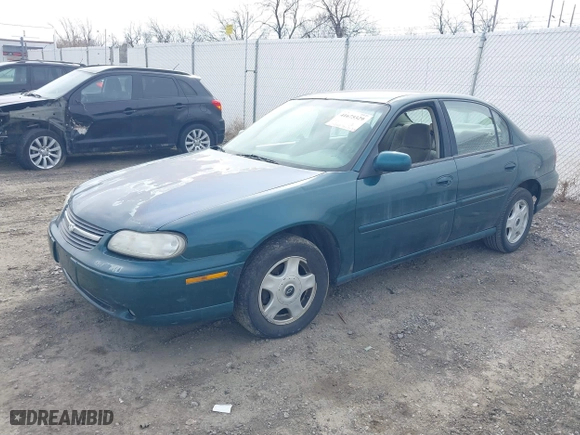 2001 Chevrolet Malibu LS with VIN 1G1NE52JX16228945, listed as a IAAI auction lot 41675329 with 160,550 mi miles. Bid and sale history available at carsss.com. Image 2.