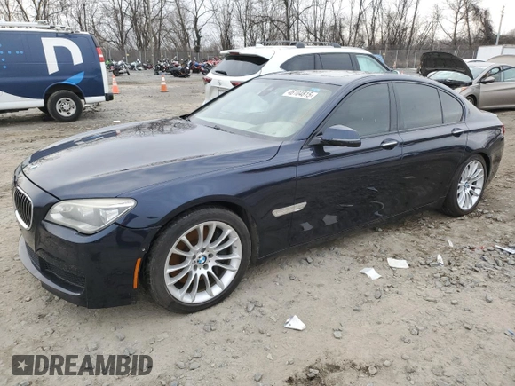 2014 BMW 7 Series 750i xDrive with VIN WBAYB6C52ED225217, listed as a Copart auction lot 46104815 with 155,822 mi miles and Clean Title. Bid and sale history available at carsss.com. Image 1.