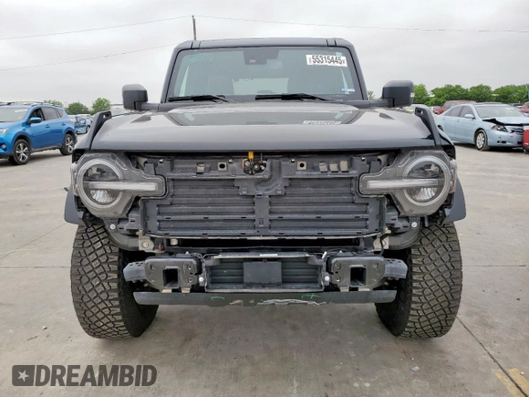 2023 Ford Bronco with VIN 1FMEE5DP1PLB95364, listed as a Copart auction lot 55315445 with 17,578 mi miles and Salvage title. Bid and sale history available at DreamBid. Image 5.