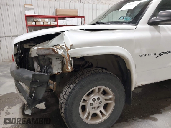 2001 Dodge Dakota Sport with VIN 1B7HG2AN31S229220, listed as a IAAI auction lot 42100843 with 134,034 mi miles. Bid and sale history available at carsss.com. Image 6.