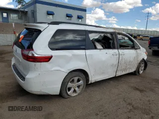 2017 Toyota Sienna LE Auto Access Seat с VIN 5TDKZ3DC5HS854768, выставлен на аукционе Copart как лот 56375655 с пробегом 107 198 миль миль и Списание • Salvage title. История ставок и продаж доступна на DreamBid. Изображение 3.