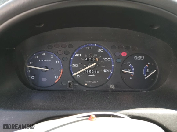 1997 Honda Civic EX with VIN 1HGEJ8141VL126104, listed as a Copart auction lot 48980395 with 210,250 mi miles and Salvage Title. Bid and sale history available at carsss.com. Image 9.