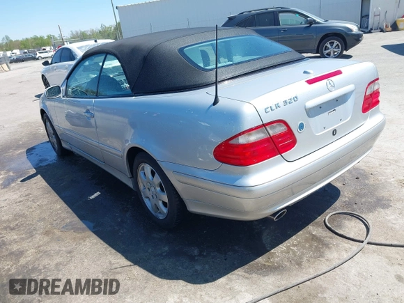 2001 Mercedes-Benz CLK 320/430 with VIN WDBLK65G51T070320, listed as a IAAI auction lot 42001115 with 81,050 mi miles and . Bid and sale history available at carsss.com. Image 3.