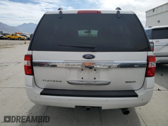 2017 Ford Expedition Max Platinum z VIN 1FMJK1MTXHEA83780, wystawiony jako Copart lot #74758604 z przebiegiem Nie podano mil oraz Szkoda całkowita • Salvage title. Historia ofert i sprzedaży dostępna na DreamBid. Obrazek 6.
