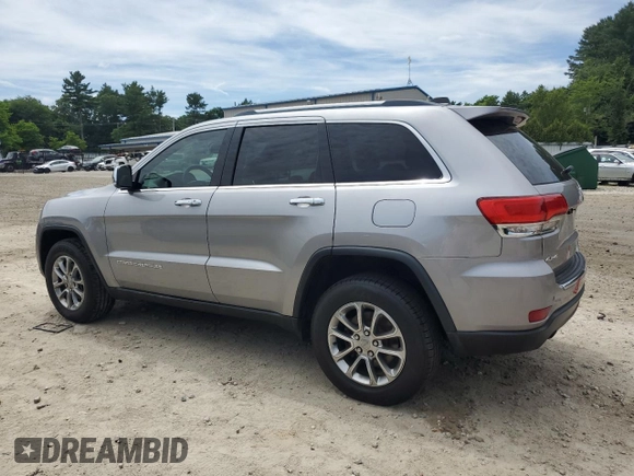 2014 Jeep Grand Cherokee Limited with VIN 1C4RJFBG1EC568989, listed as a Copart auction lot 62612105 with 164,534 mi miles and Clean title. Bid and sale history available at DreamBid. Image 2.