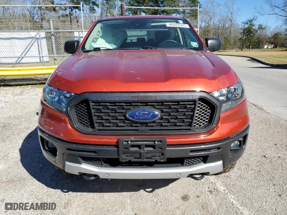2019 Ford Ranger XL with VIN 1FTER4FHXKLB10457, listed as a Copart auction lot 46922625 with 41,633 mi miles and Salvage Title. Bid and sale history available at carsss.com. Image 5.