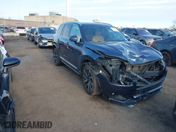 2024 Volvo XC90 Ultimate Bright Theme with VIN YV4062PF9R1168910, listed as a IAAI auction lot 41705141 with 13,149 mi miles. Bid and sale history available at carsss.com. Image 1.