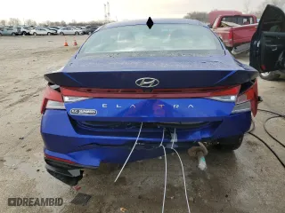 2023 Hyundai Elantra SEL with VIN KMHLM4AG3PU471434, listed as a Copart auction lot 47070395 with 33,995 mi miles and Salvage Title. Bid and sale history available at carsss.com. Image 6.