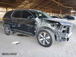 2019 Chevrolet Traverse LT Leather with VIN 1GNERHKW3KJ251594, listed as a Copart auction lot 44273245 with 108,060 mi miles and Salvage Title. Bid and sale history available at carsss.com. Image 4.