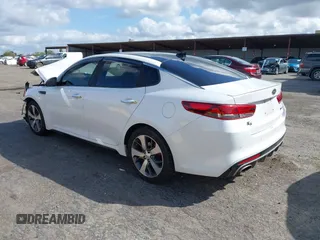 2016 Kia Optima SX Turbo with VIN 5XXGW4L25GG016639, listed as a IAAI auction lot 41937575 with 81,336 mi miles and . Bid and sale history available at carsss.com. Image 3.