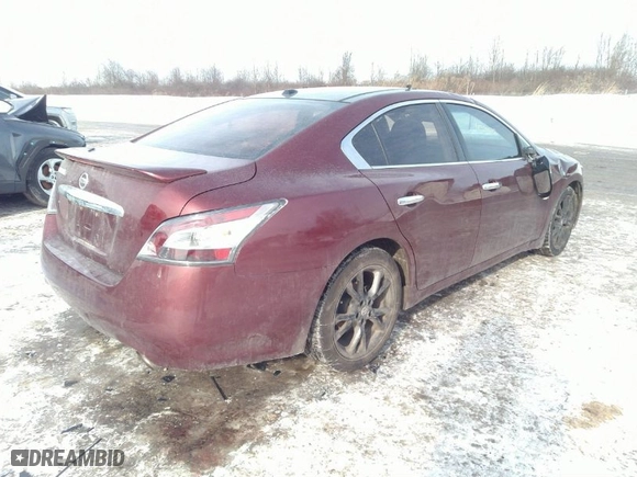 2012 Nissan Maxima 3.5 S with VIN 1N4AA5AP0CC837365, listed as a IAAI auction lot 41394533 with 156,410 mi miles. Bid and sale history available at carsss.com. Image 4.