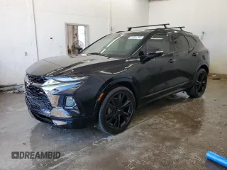 2019 Chevrolet Blazer RS with VIN 3GNKBJRS7KS679698, listed as a Copart auction lot 61201795 with 74,261 mi miles and Salvage title. Bid and sale history available at DreamBid. Image 1.