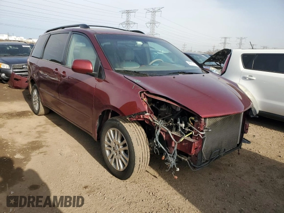 2009 Toyota Sienna XLE with VIN 5TDBK22C79S025901, listed as a Copart auction lot 48761315 with 171,128 mi miles and Salvage Title. Bid and sale history available at DreamBid. Image 4.