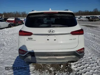 2020 Hyundai Santa Fe SEL with VIN 5NMS3CAA8LH299704, listed as a Copart auction lot 41842335 with 55,980 mi miles and Salvage Title. Bid and sale history available at carsss.com. Image 6.
