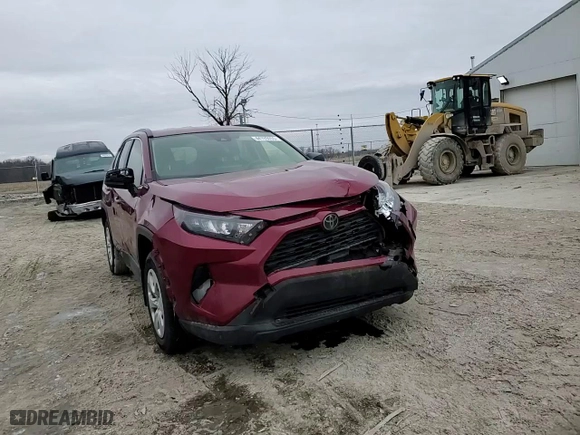 2019 Toyota RAV4 LE with VIN JTMF1RFV0KD502484, listed as a Copart auction lot 44703055 with 85,915 mi miles and Salvage Title. Bid and sale history available at carsss.com. Image 12.