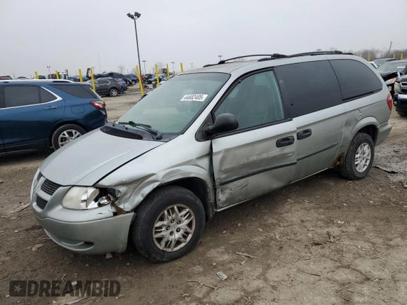 2004 Dodge Caravan SE z VIN 1D4GP24R14B543305, wystawiony jako Copart lot #44682405 z przebiegiem Nie podano mil oraz Szkoda całkowita • Salvage title. Historia ofert i sprzedaży dostępna na DreamBid. Obrazek 1.