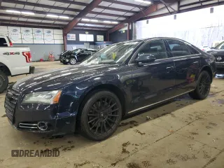 2013 Audi A8 3.0L with VIN WAUAGAFD6DN019898, listed as a Copart auction lot 45758405 with 105,190 mi miles and Clean title. Bid and sale history available at DreamBid. Image 1.