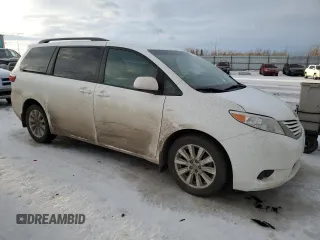 2017 Toyota Sienna LE with VIN 5TDJZ3DC2HS183152, listed as a Copart auction lot 88804605 with 221,348 mi miles and Salvage Title. Bid and sale history available at carsss.com. Image 4.