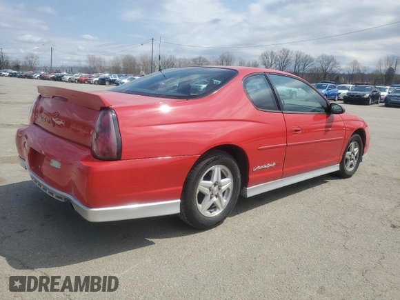 2002 Chevrolet Monte Carlo SS with VIN 2G1WX15K829204858, listed as a Copart auction lot 50626175 with 84,085 mi miles and Salvage Title. Bid and sale history available at carsss.com. Image 3.