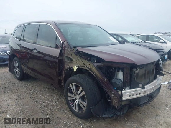 2016 Honda Pilot EX-L with VIN 5FNYF6H52GB109351, listed as a IAAI auction lot 41735131 with 125,604 mi miles. Bid and sale history available at carsss.com. Image 1.
