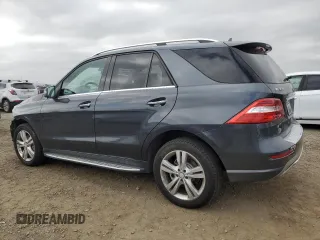 2014 Mercedes-Benz M 350 with VIN 4JGDA2EB9EA414993, listed as a Copart auction lot 43284585 with 163,067 mi miles and Salvage title. Bid and sale history available at DreamBid. Image 2.