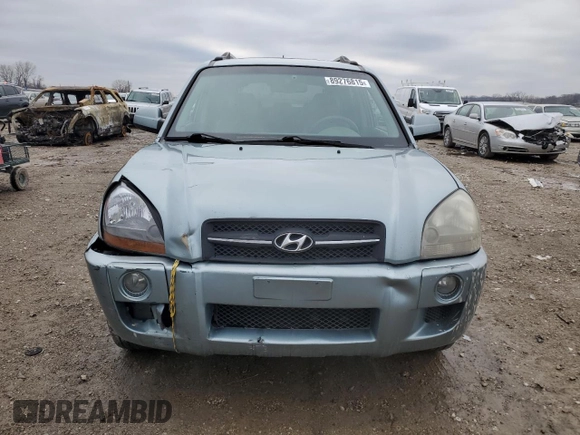 2006 Hyundai Tucson GLS with VIN KM8JN12D96U445961, listed as a Copart auction lot 89276815 with 191,267 mi miles and Salvage Title. Bid and sale history available at carsss.com. Image 5.