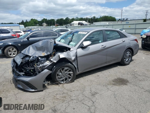 2024 Hyundai Elantra SEL with VIN KMHLM4DG9RU732564, listed as a Copart auction lot 56795735 with 6,999 mi miles and Salvage title. Bid and sale history available at DreamBid. Image 1.