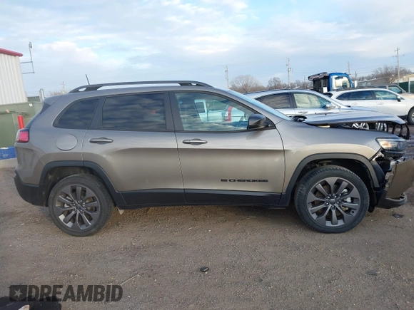 2021 Jeep Cherokee Latitude Lux with VIN 1C4PJMMX6MD182960, listed as a IAAI auction lot 41236861 with 49,679 mi miles and . Bid and sale history available at carsss.com. Image 14.