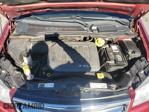 2016 Chrysler Town & Country Touring with VIN 2C4RC1BG2GR111972, listed as a Copart auction lot 80523574 with 162,655 mi miles and Salvage Title. Bid and sale history available at carsss.com. Image 12.