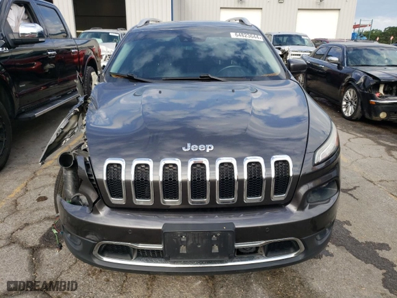 2016 Jeep Cherokee Limited with VIN 1C4PJMDS2GW277738, listed as a Copart auction lot 64823644 with 159,150 mi miles and Salvage Title. Bid and sale history available at carsss.com. Image 5.